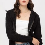 RARE EDGE SWEATER ZIP UP HOODIE